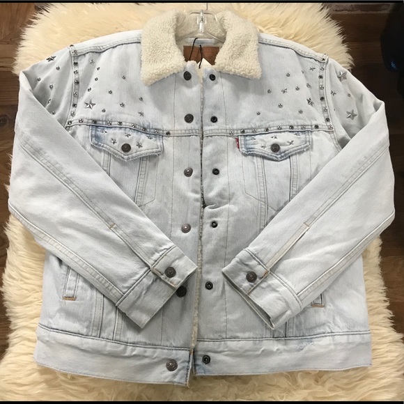 Custom Levi’s Sherpa Denim Trucker Jacket - Picture 3 of 8